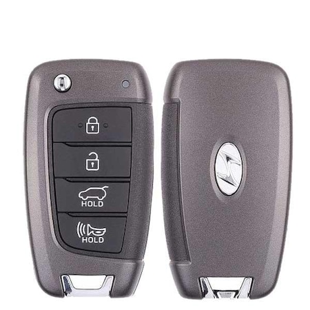 Oem OEM: NEW: 2018 Hyundai Kona / 4-Button Flip Key / PN: 95430J9500 / OSLOKA-450T (OS) RFK-HY-J9500
